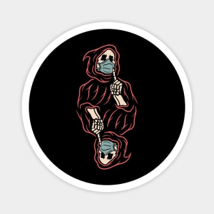 Pandemic skull Magnet